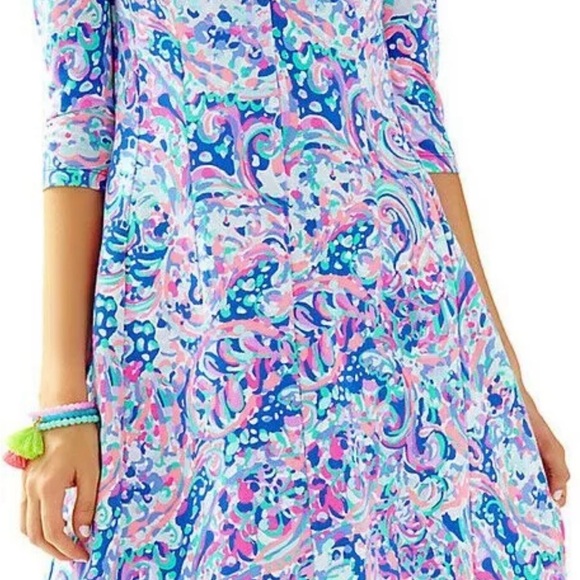 NWT Lilly Pulitzer Celia Dress in La Playa. Size Medium. - Picture 4 of 7